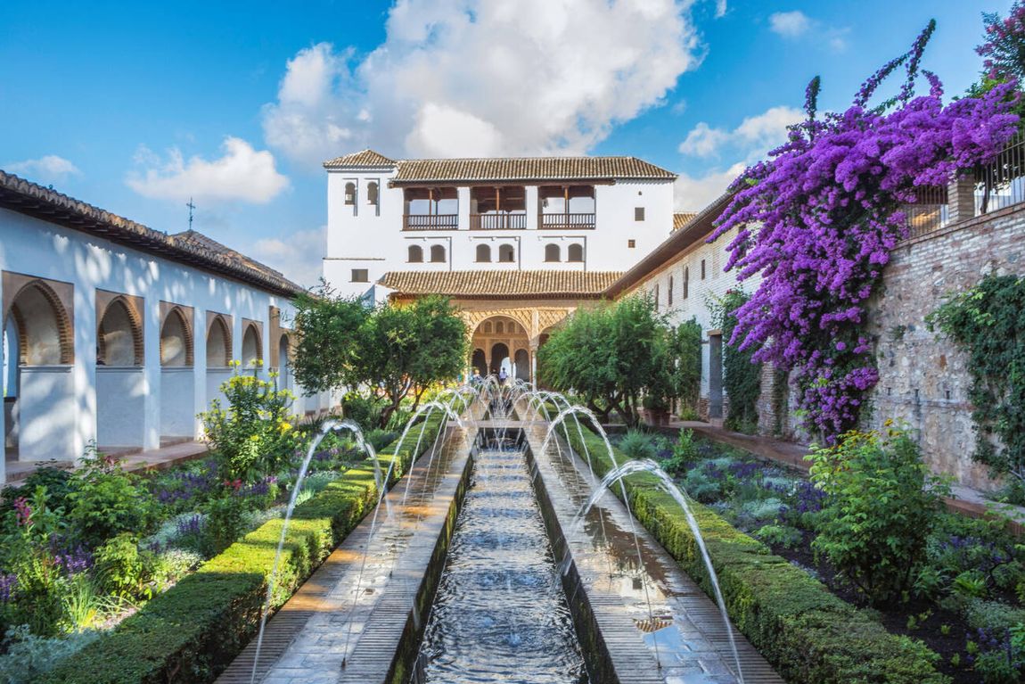 Granada Tay Ban Nha - Khu vườn Generalife