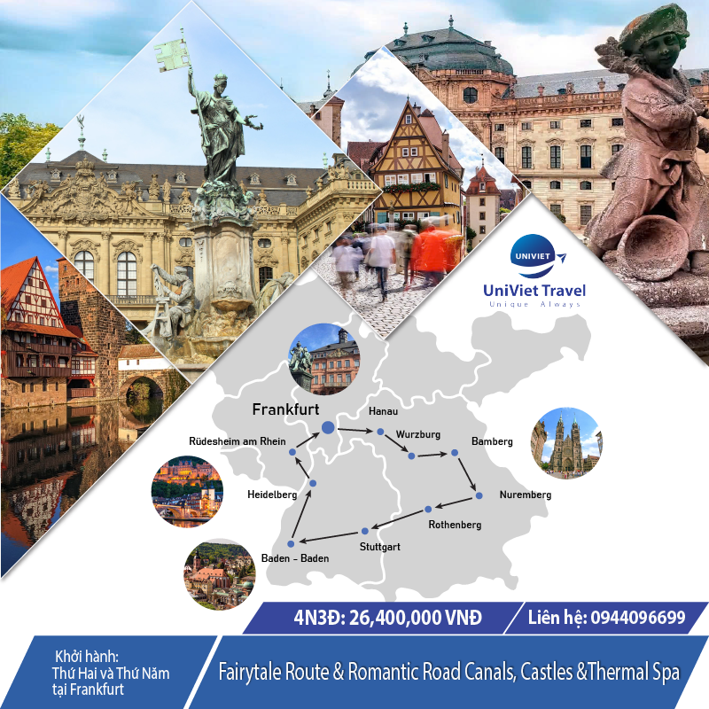 TOUR ĐỨC 4 NGÀY