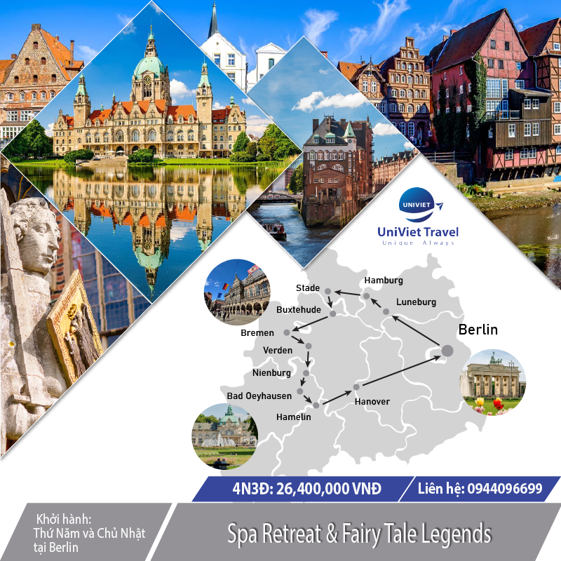 TOUR MIỀN BẮC NƯỚC ĐỨC 4 NGÀY