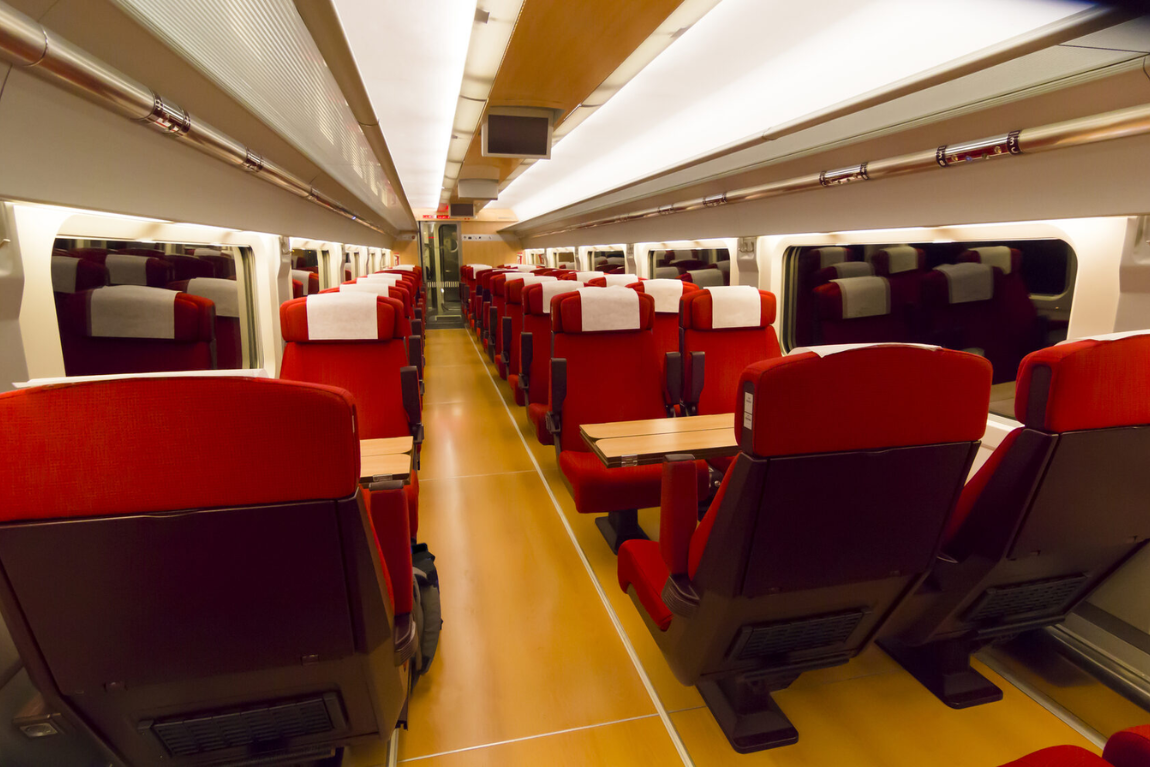 Khoang tàu của hãng tàu cao tốc Thalys